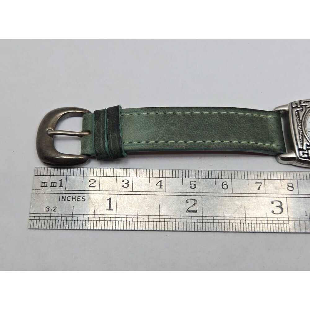 Peyote Bird Designs Santa Fe Womens Southwestern Green Leather Watch New Battery - Picture 9 of 12